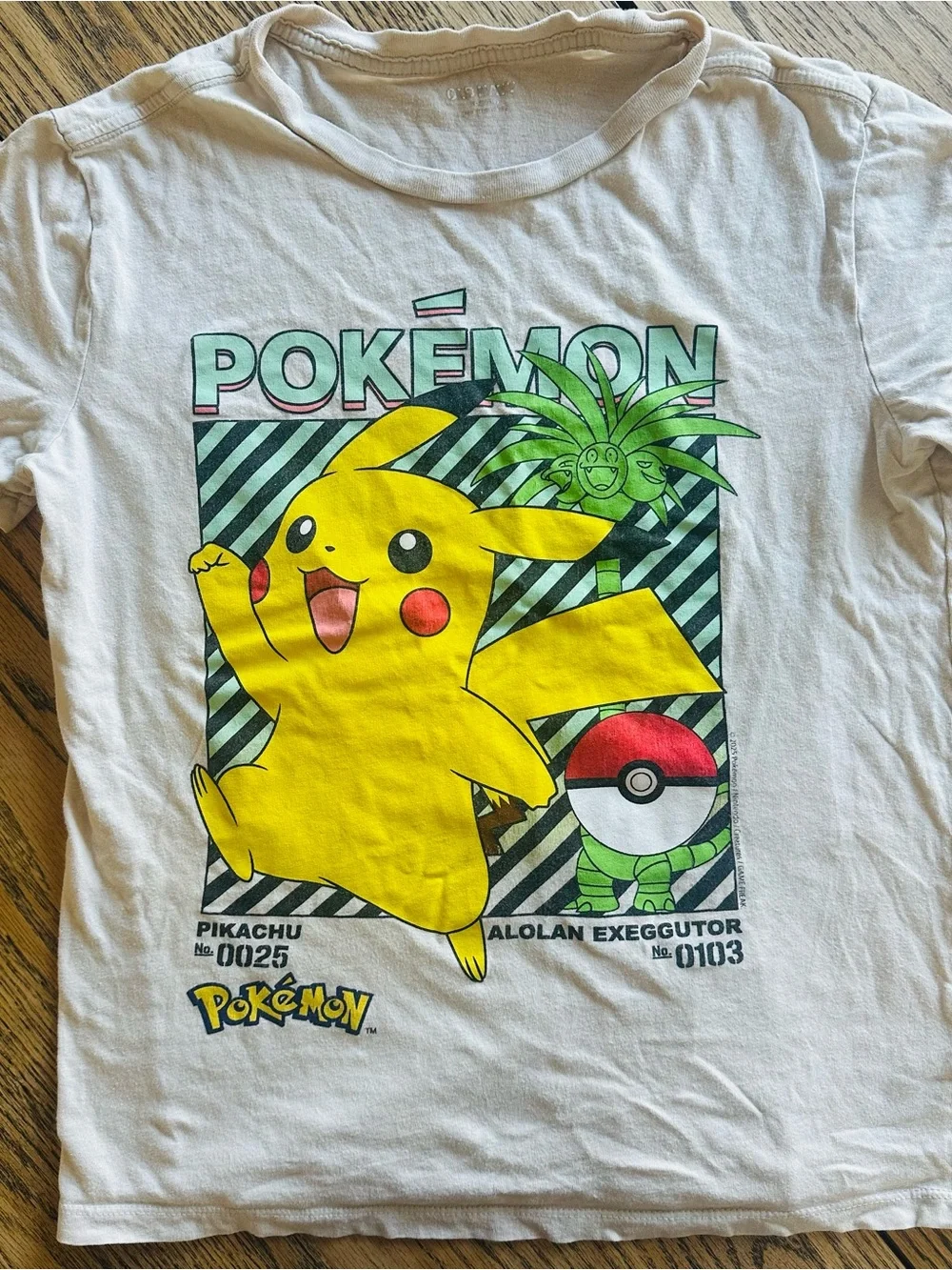 Kids Pikachu Graphic Tee - White
